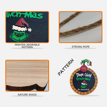 Load image into Gallery viewer, Personalized Grinch Christmas Countdown Sign for Family
