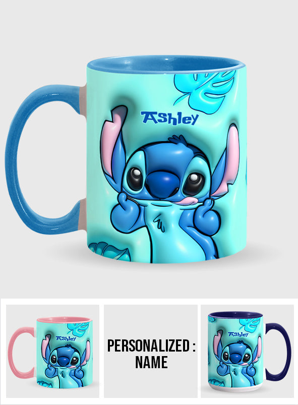 Personalized Ohana Accent Mug Custom Name Gift for Mom