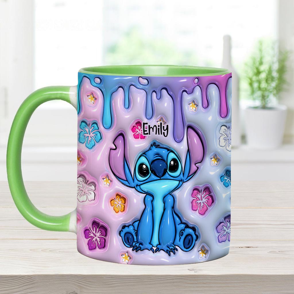 Personalized Ohana Accent Mug Custom Name Gift for Family
