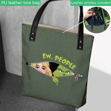 Load image into Gallery viewer, Personalized Ew People Tote Bag Custom Name Gift for Christmas
