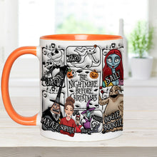 Load image into Gallery viewer, Personalized Nightmare Before Christmas Accent Mug Gift Idea
