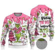 Load image into Gallery viewer, Personalized Grinch Ugly Christmas Sweater Gift for Mom
