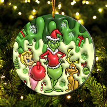 Load image into Gallery viewer, Personalized Grinchmas Christmas Ornament Custom Gift
