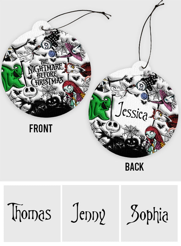 Personalized Nightmare Before Christmas Air Freshener Gift