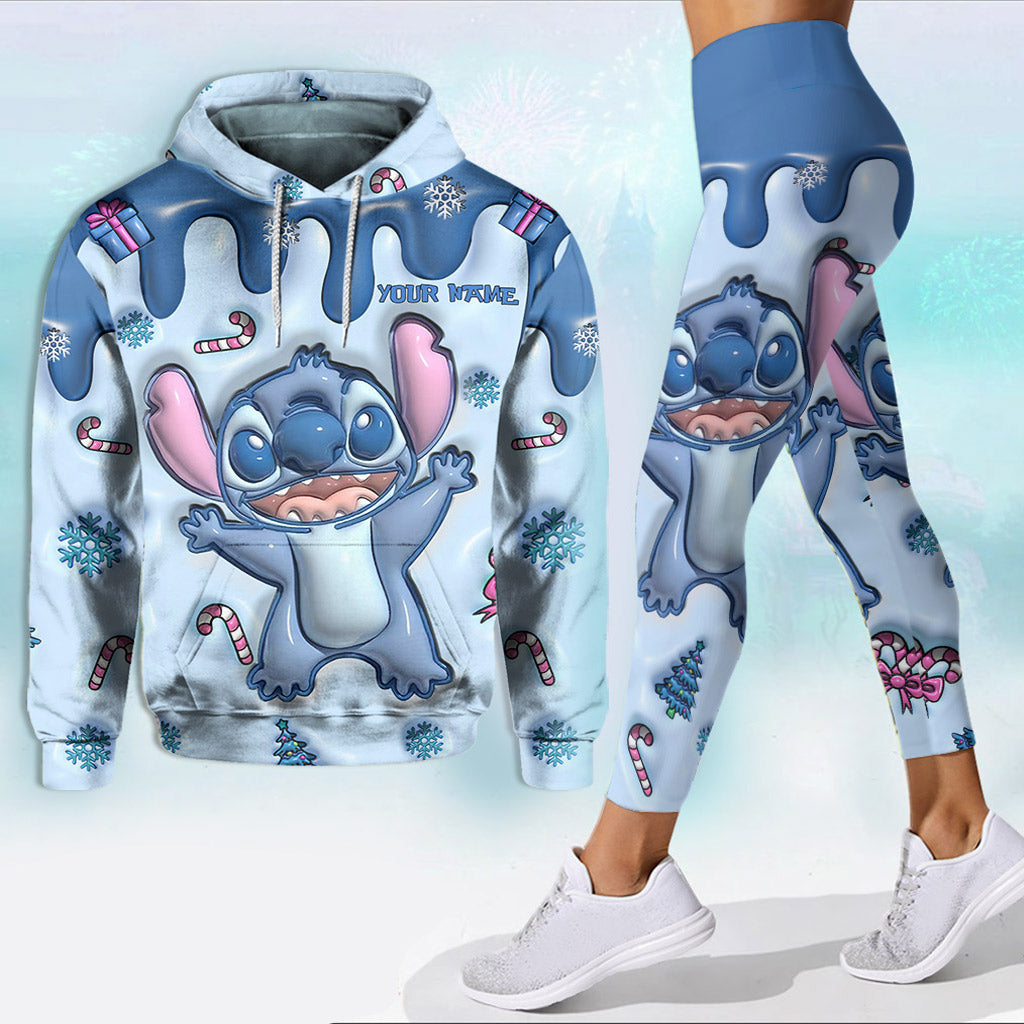 Personalized Ohana Hoodie and Leggings Set Custom Name Gift