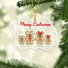 Load image into Gallery viewer, Personalized Christmas Ornament Custom Family Gift Acrylic 3mm
