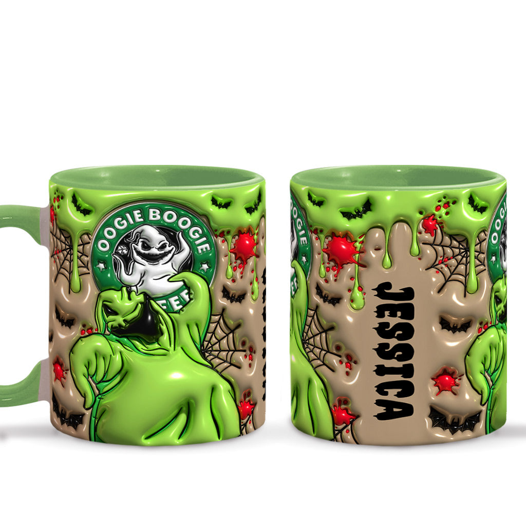 Personalized Grinch Accent Mug Custom Name Unique Christmas Gift