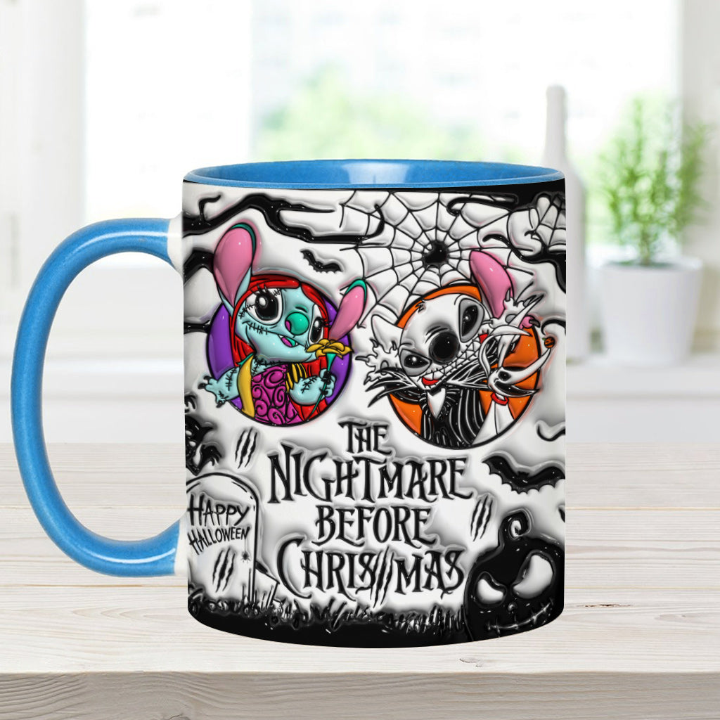 Personalized Nightmare Before Christmas Accent Mug for Gifts