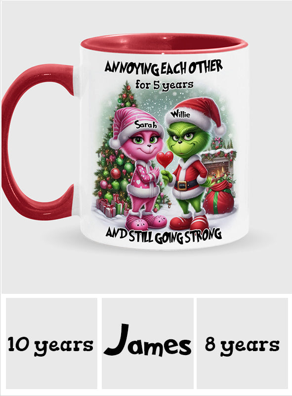Personalized Accent Mug Annoying Each Other Gift for Couple Christmas
