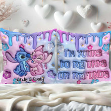 Load image into Gallery viewer, Personalized Ohana Throw Pillow Custom Names Gift for Couples
