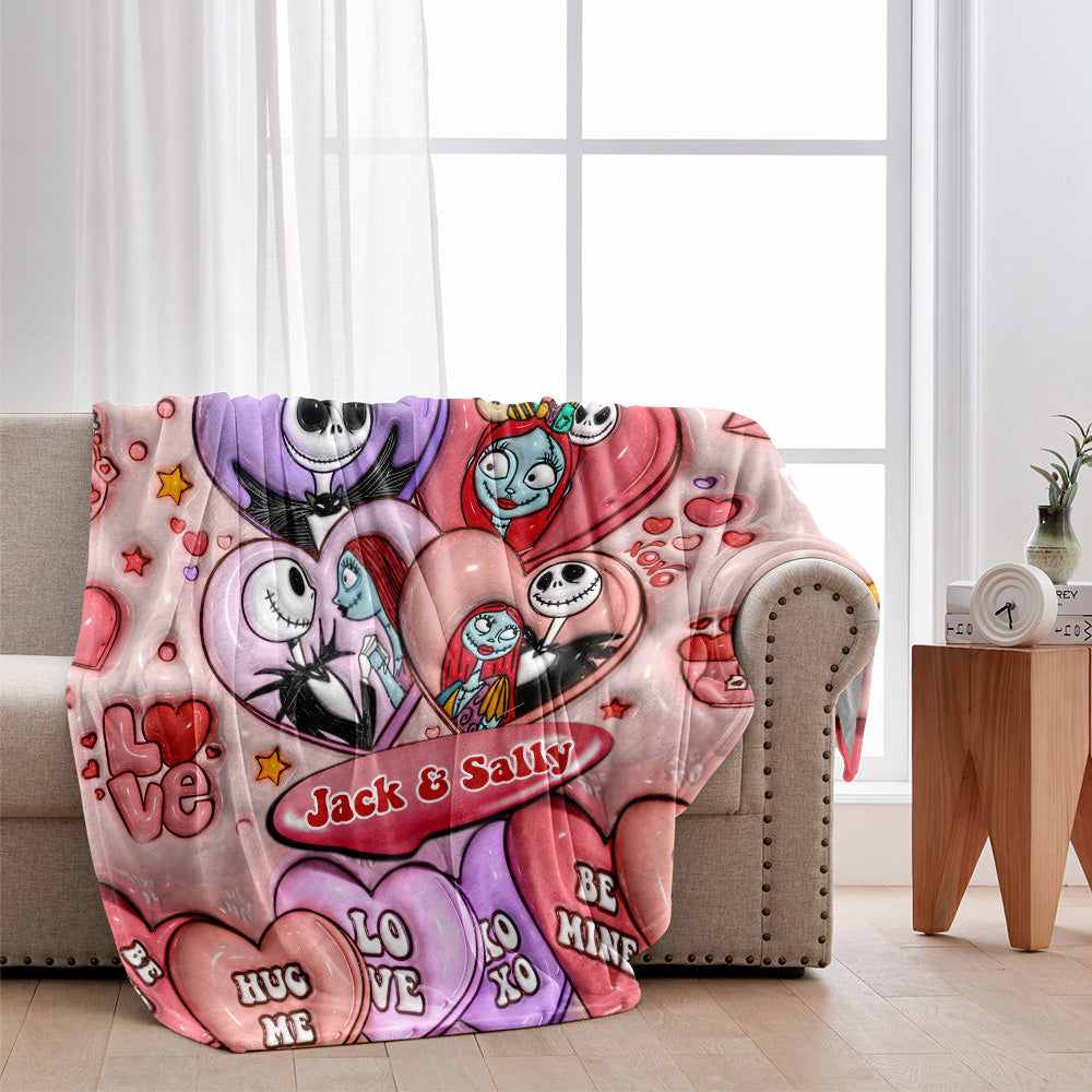 Personalized Nightmare Blanket Custom Love Design Gift