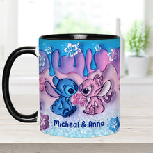 Load image into Gallery viewer, Personalized Ohana Accent Mug Unique Gift for Couples
