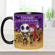 Load image into Gallery viewer, Personalized Nightmare Accent Mug Custom Name Gift for Couples Halloween

