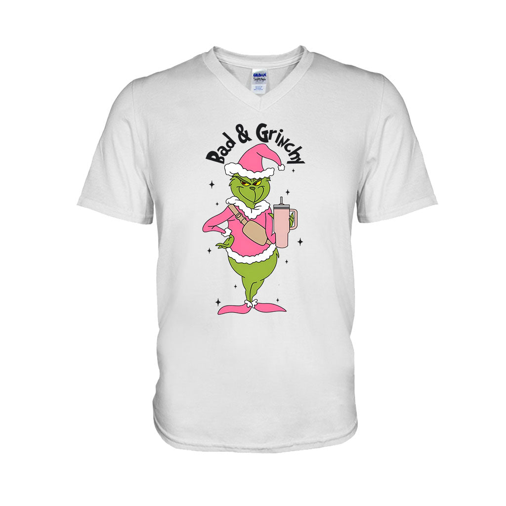 Personalized Grinch Christmas T-shirt and Hoodie Gift for Mom