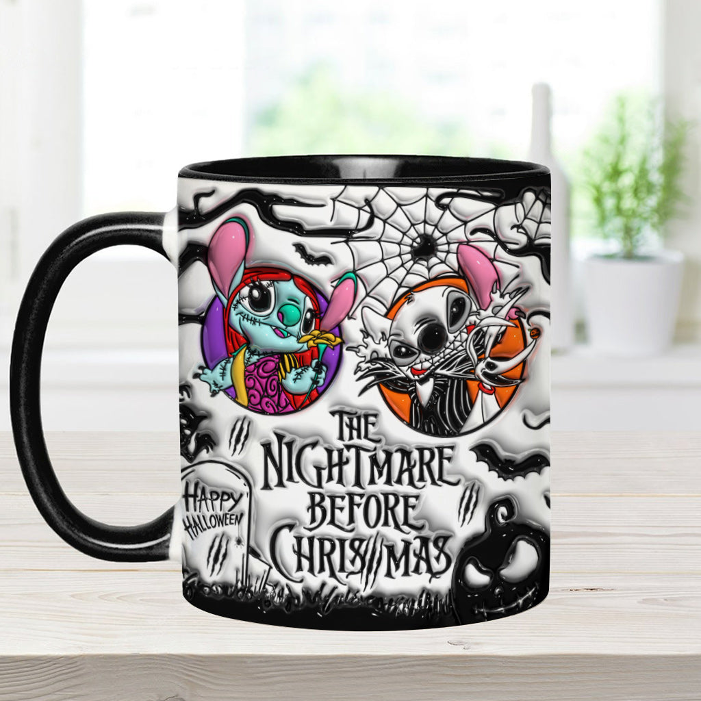 Personalized Nightmare Before Christmas Accent Mug for Gifts