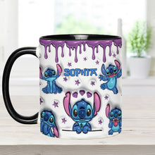 Load image into Gallery viewer, Personalized Ohana Accent Mug Custom Name Gift for Family
