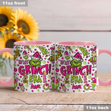 Load image into Gallery viewer, Personalized Grinch Accent Mug Custom Name Holiday Gift
