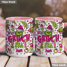 Load image into Gallery viewer, Personalized Grinch Accent Mug Custom Name Holiday Gift
