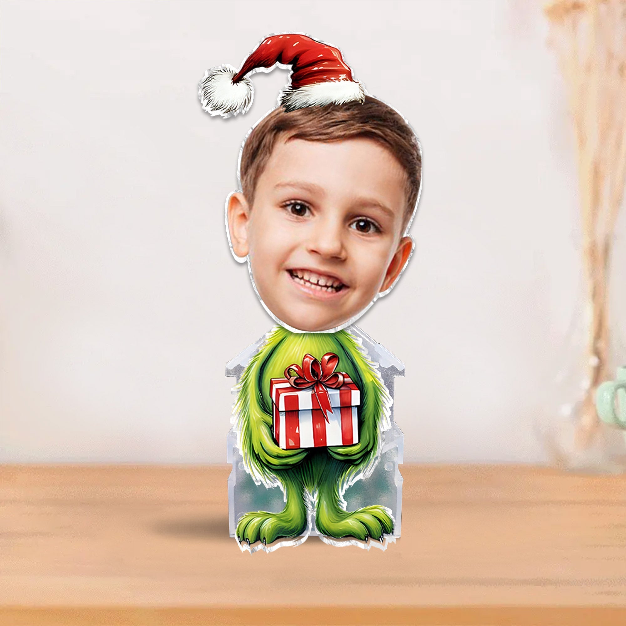 Personalized Shaking Head Christmas Decoration Custom Gift