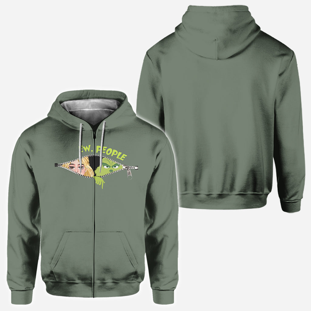 Personalized Green Mischief All-Over Christmas Shirt Gift