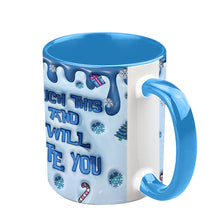 Load image into Gallery viewer, Personalized Ohana Accent Mug Custom Name Birthday Gift
