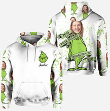 Load image into Gallery viewer, Personalized Grinch Hoodie &amp; Leggings Set Custom Name Gift for Christmas
