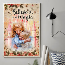 Load image into Gallery viewer, Personalized Believe In Magic Canvas Poster Gift for Kids

