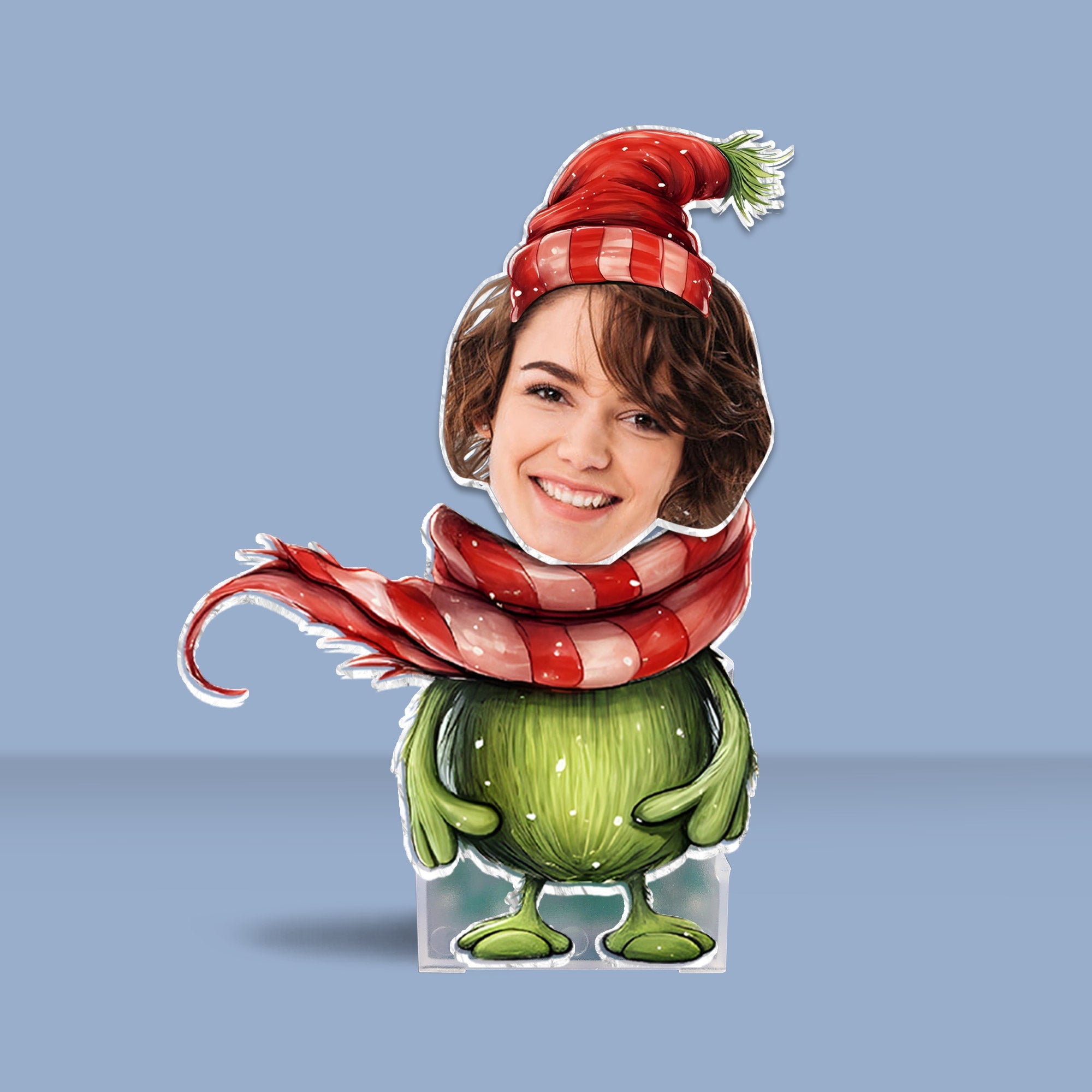 Personalized Shaking Head Christmas Decoration Custom Gift