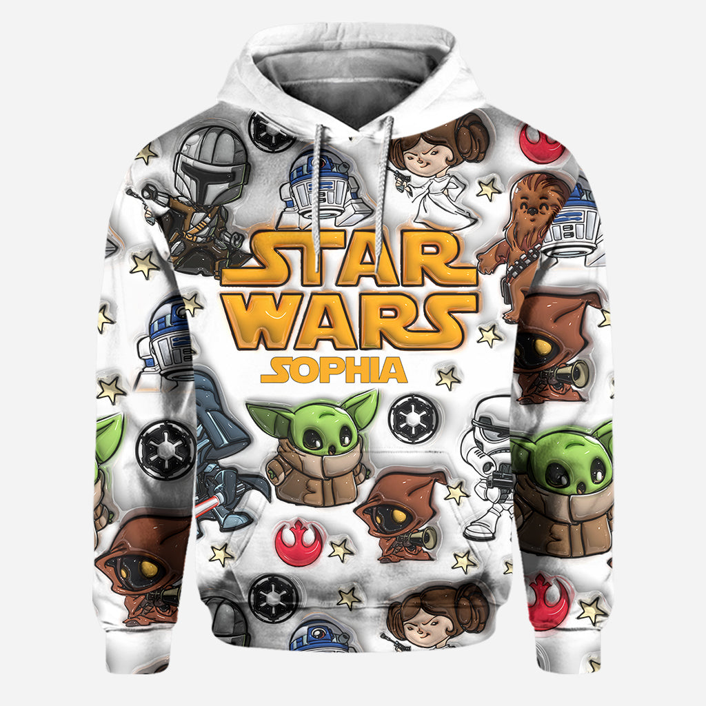 Personalized Star Wars Hoodie and Leggings Set Custom Name Gift