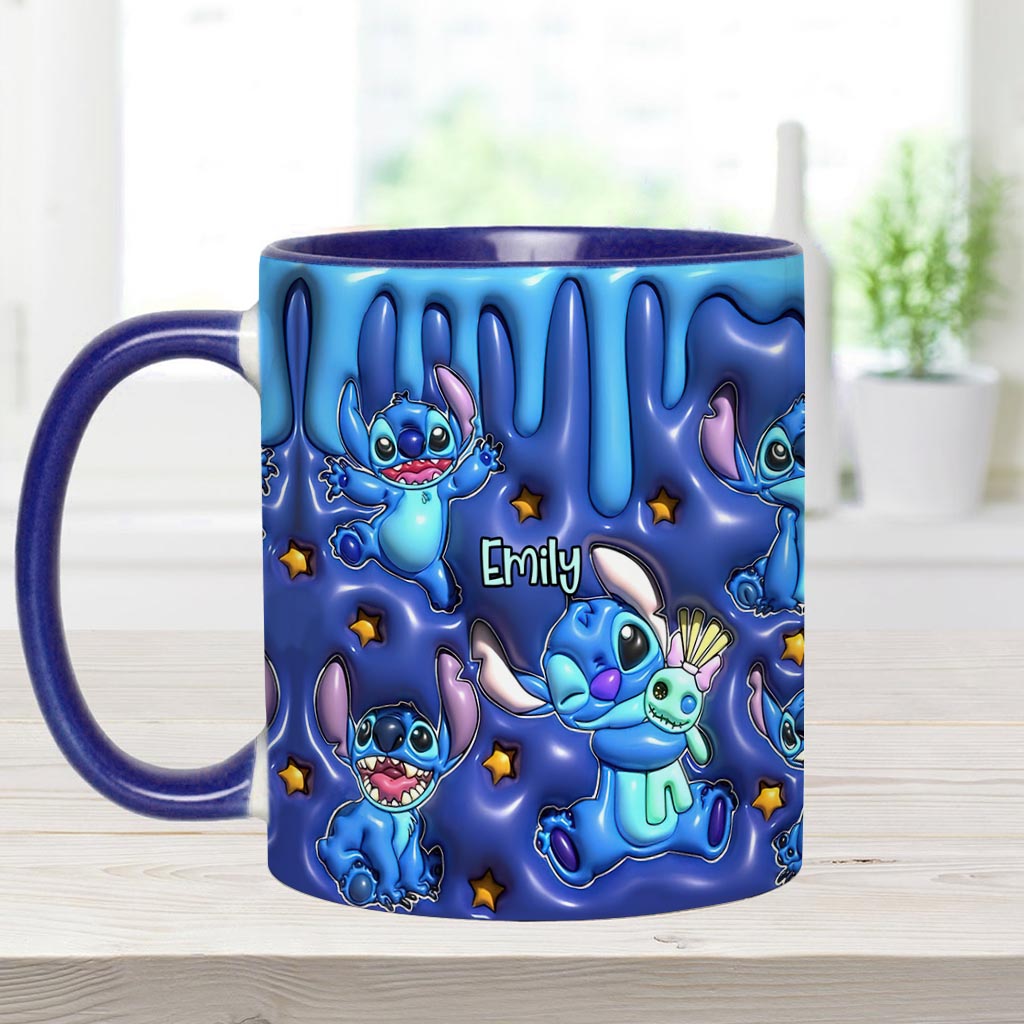 Personalized Ohana Accent Mug Custom Name Gift for Family