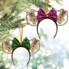 Load image into Gallery viewer, Personalized Merry Christmas Mouse Ornament Custom Gift
