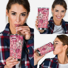 Load image into Gallery viewer, Personalized Cute Friends Mouse Tumbler Custom Name Gift
