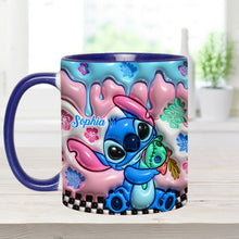 Load image into Gallery viewer, Personalized Ohana Accent Mug Custom Name Gift for Family
