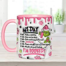 Load image into Gallery viewer, Personalized Christmas Accent Mug with Grinch Design for Hot Cocoa
