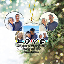 Load image into Gallery viewer, Personalized Mouse Ears Ornament Custom Name for Christmas Gift
