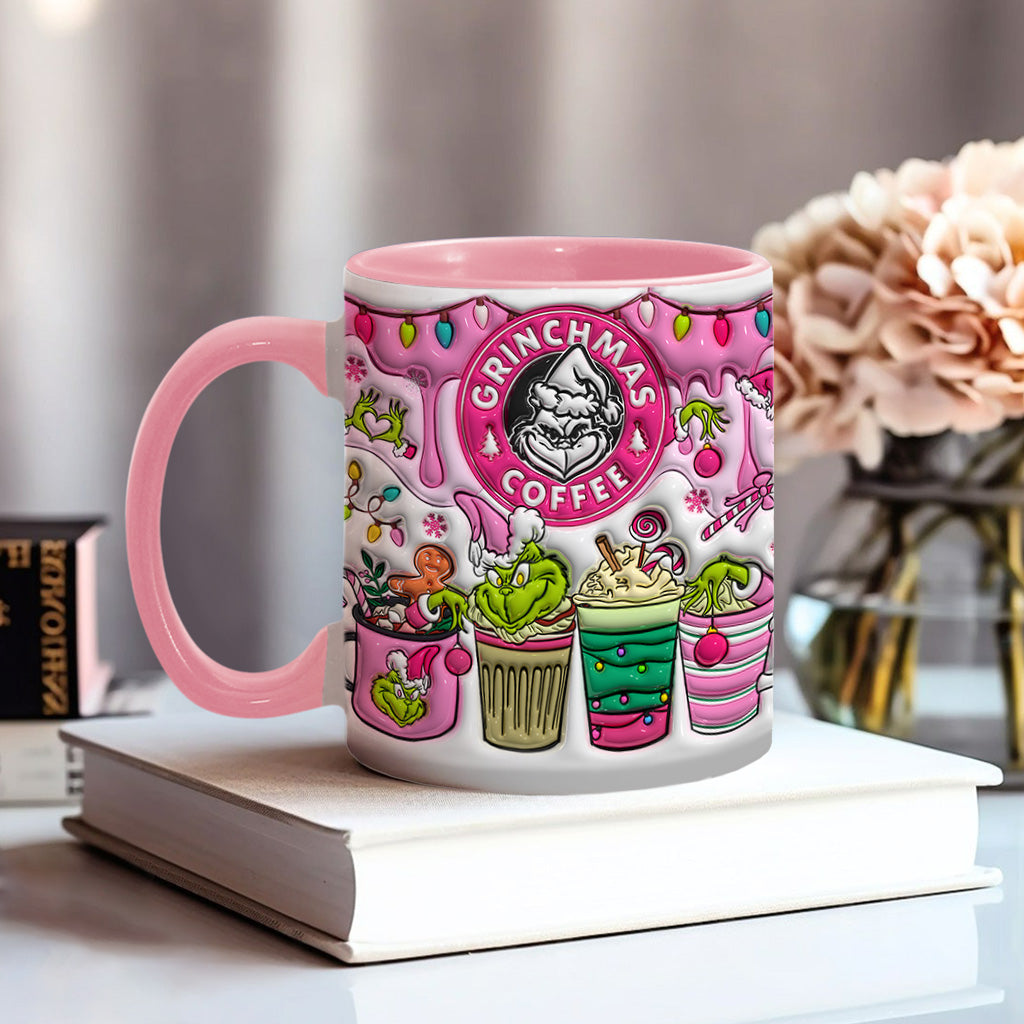 Personalized Grinchmas Coffee Accent Mug Custom Gift for Christmas