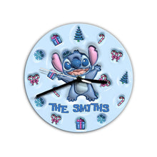 Load image into Gallery viewer, Personalized Ohana Wall Clock Custom Family Name Gift
