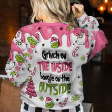 Load image into Gallery viewer, Personalized Grinch Ugly Christmas Sweater Gift for Mom
