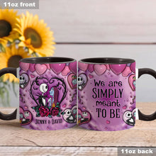 Load image into Gallery viewer, Personalized Nightmare Accent Mug Custom Name Gift for Couples
