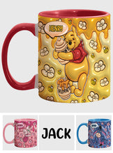 Load image into Gallery viewer, Personalized Mouse Accent Mug Custom Name Gift for Kids
