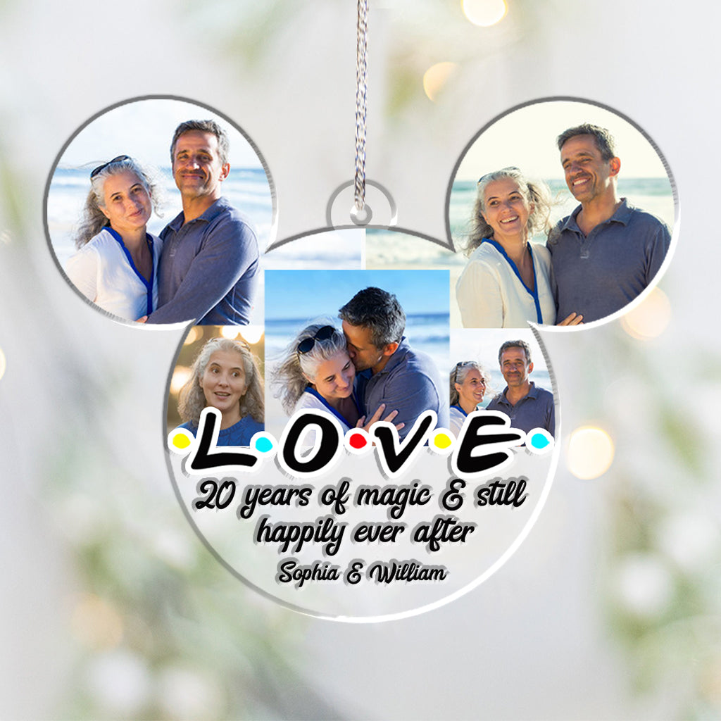 Personalized Mouse Ears Ornament Custom Name for Christmas Gift