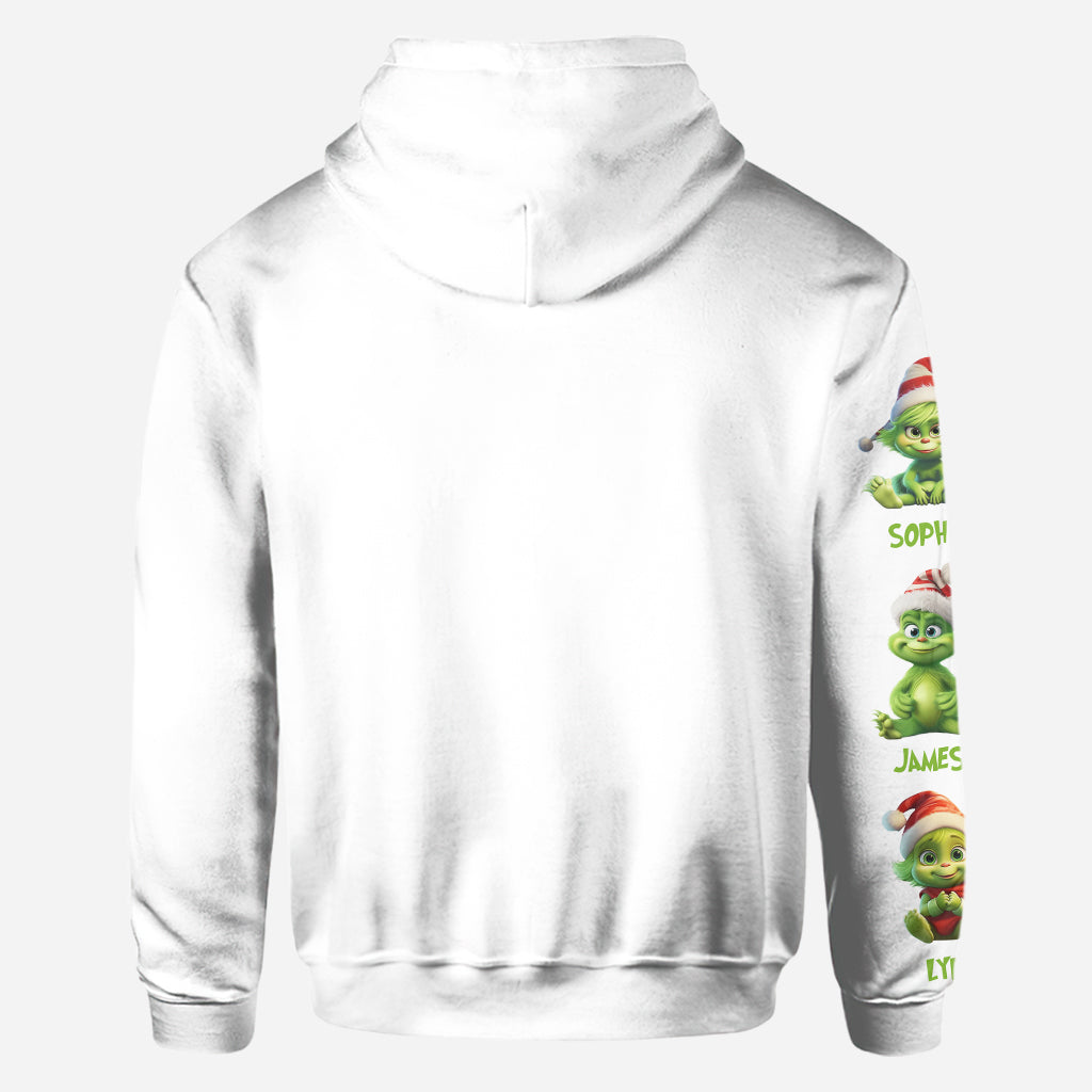 Personalized Grinch Mama All Over Shirt for Christmas Gift