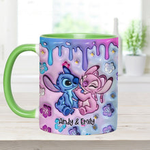 Load image into Gallery viewer, Personalized Ohana Accent Mug Custom Name Gift for Partner
