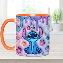 Load image into Gallery viewer, Personalized Ohana Accent Mug Custom Name Gift for Family
