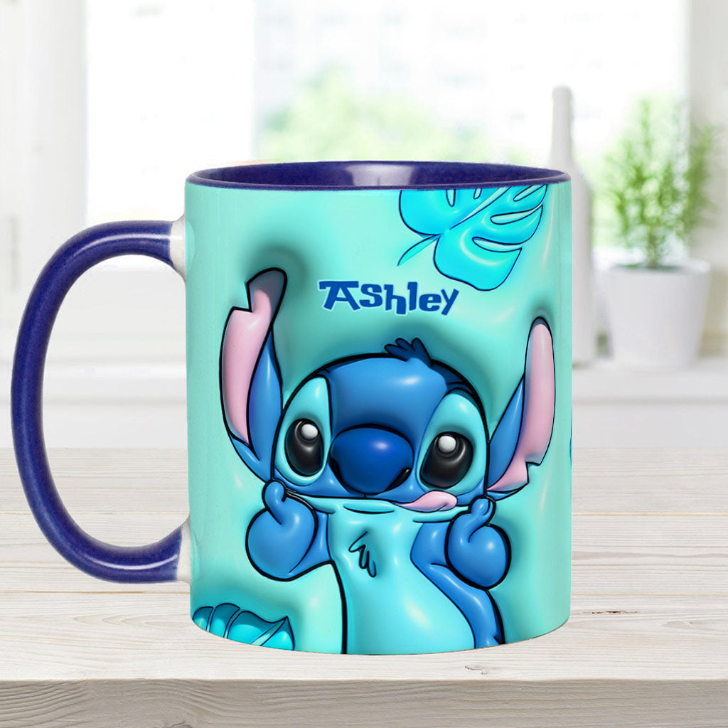 Personalized Ohana Accent Mug Custom Name Gift for Mom