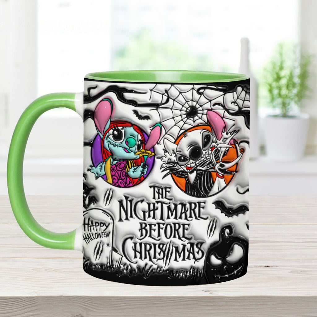 Personalized Nightmare Before Christmas Accent Mug for Gifts