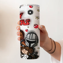 Load image into Gallery viewer, Personalized Stainless Steel Skinny Tumbler Merry Sithmas Gift
