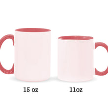 Load image into Gallery viewer, Personalized Grinch Mode Accent Mug Custom Name Holiday Gift
