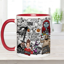 Load image into Gallery viewer, Personalized Nightmare Before Christmas Accent Mug Gift Idea
