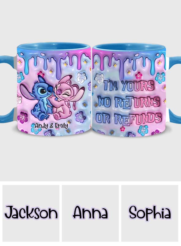 Personalized Ohana Accent Mug Custom Name Gift for Partner